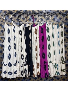 Sukienki damskie wloskie, size uni, paczka 6szt,mix kolor