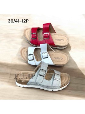 Buty Klapki Damskie (36-41,12par)