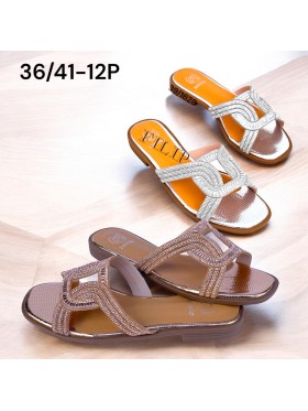 Buty Klapki Damskie (36-41,12par)