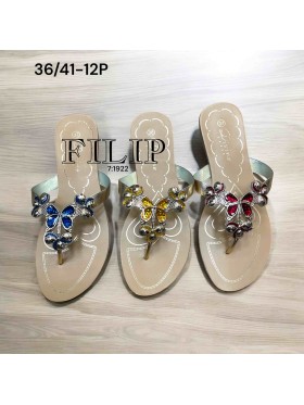 Buty Klapki Damskie (36-41,12par)