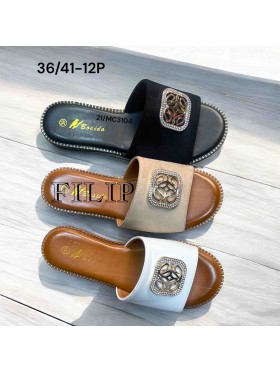 Buty Klapki Damskie (36-41,12par)