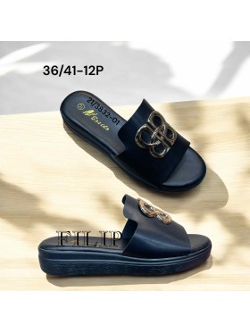 Buty Klapki Damskie (36-41,12par)