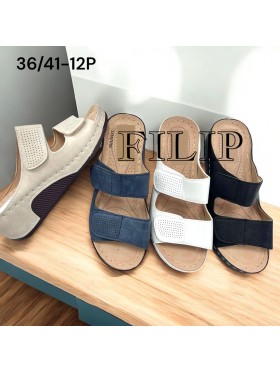 Buty Klapki Damskie (36-41,12par)