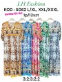 Sukienki damskie , size l-3xl, paczka 12szt,mix kolor