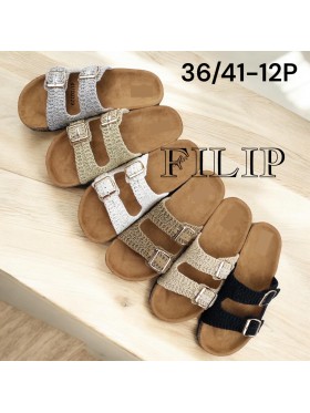 Buty Klapki Damskie (36-41,12par)