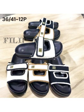 Buty Klapki Damskie (36-41,12par)