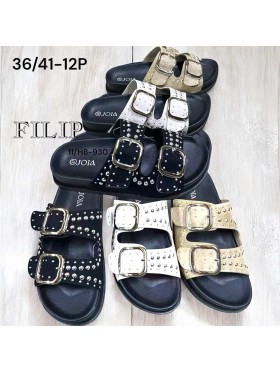 Buty Klapki Damskie (36-41,12par)