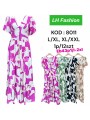Sukienki damskie , size l-2xl, paczka 12szt,mix kolor