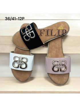 Buty Klapki Damskie (36-41,12par)