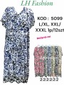 Sukienki damskie , size l-2xl, paczka 12szt,mix kolor