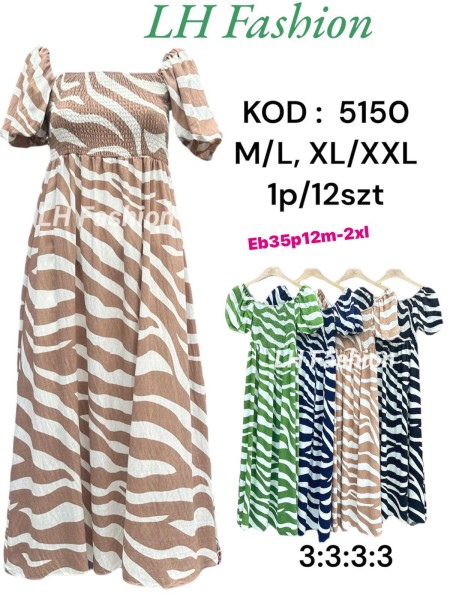 Sukienki damskie , size m-2xl, paczka 12szt,mix kolor