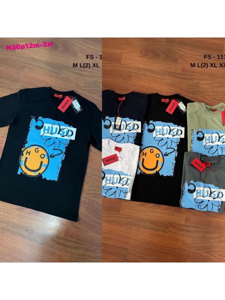 Bluzki MĘSKA , size m-3xl, paczka 12szt,mix kolor