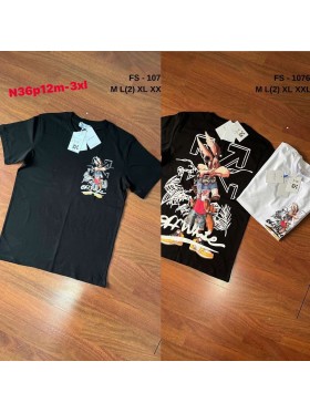 Bluzki MĘSKA , size m-3xl, paczka 12szt,mix kolor