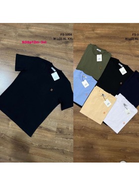 Bluzki MĘSKA , size m-3xl, paczka 12szt,mix kolor