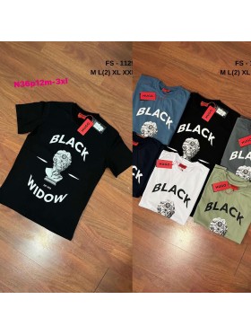 Bluzki MĘSKA , size m-3xl, paczka 12szt,mix kolor