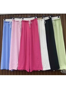 Spodnie damskie wloskie, size uni, paczka 6szt,mix kolor