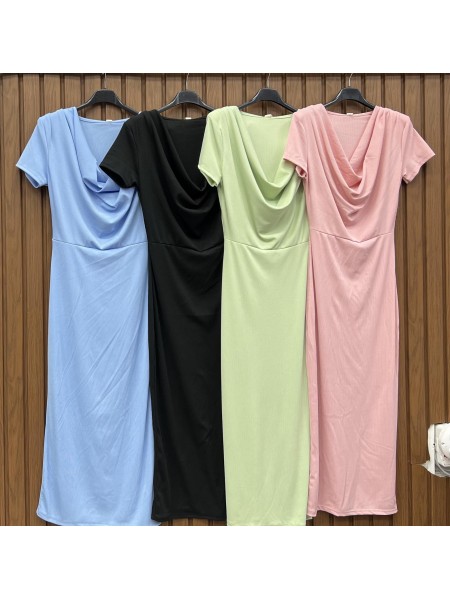 Sukienki damskie wloskie, size uni, paczka 6szt,mix kolor