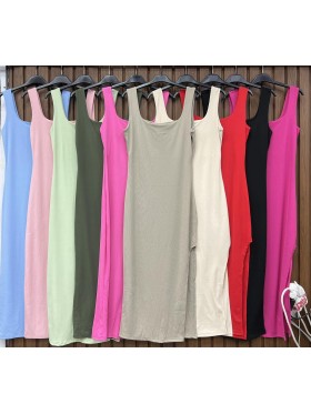 Sukienki damskie wloskie, size uni many, paczka 6szt,mix kolor
