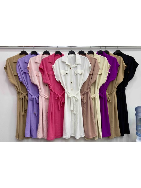 Sukienki damskie wloskie, size uni , paczka 6szt,mix kolor