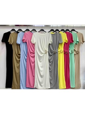 Sukienki damskie wloskie, size uni , paczka 6szt,mix kolor