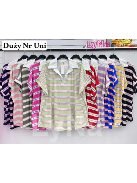 Bluzki damskie wloskie, size uni, paczka 6szt,mix kolor