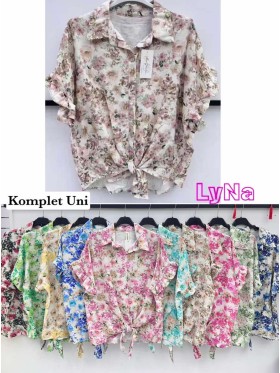 Bluzki damskie wloskie, size uni, paczka 6szt,mix kolor