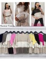 Swetry damskie wloskie, size uni, paczka 6szt,mix kolor