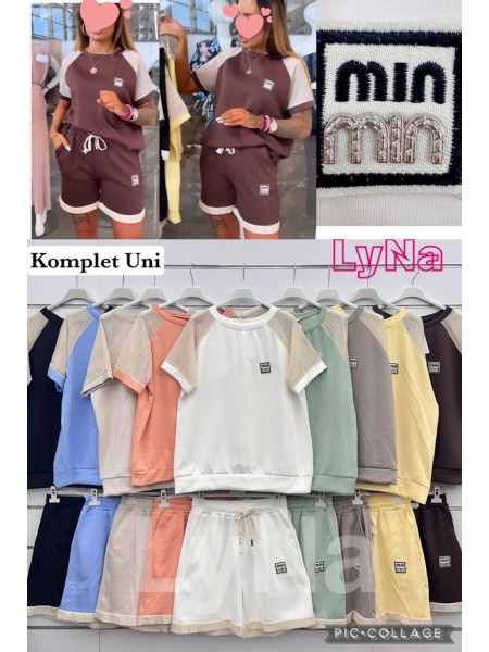 Komplety damskie wloskie, size uni, paczka 6szt,mix kolor