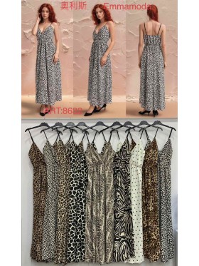 Sukienki damskie wloskie, size uni , paczka 6szt,mix kolor