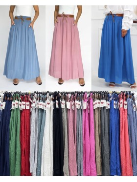 Spódnica damskie wloskie, size uni , paczka 6szt,mix kolor