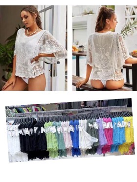 Bluzki damskie wloskie, size uni , paczka 6szt,mix kolor