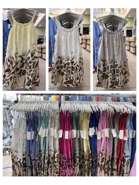 Sukienki damskie wloskie, size uni , paczka 6szt,mix kolor