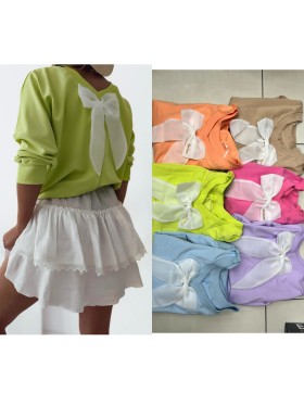 Bluzy damskieTureckie ,size uni,paczka 6szt ,1 kolor