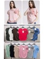 Bluzki damskie wloskie, size uni , paczka 6szt,mix kolor