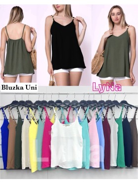 Bluzki Damskie wloskie, size uni, paczka 6szt,mix kolor