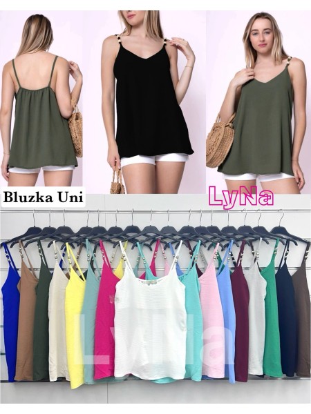 Bluzki Damskie wloskie, size uni, paczka 6szt,mix kolor