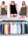 Bluzki Damskie wloskie, size uni, paczka 6szt,mix kolor