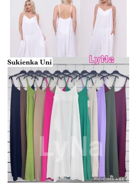 Sukienki Damskie wloskie, size uni, paczka 6szt,mix kolor