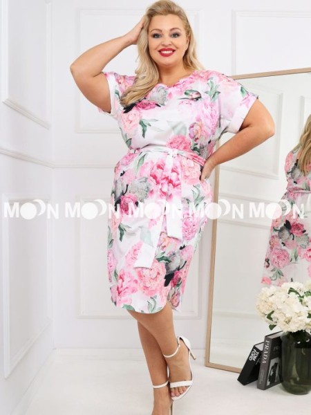 Sukienki damskie polskie, size 2xl-4xl, paczka 6szt,1kolor