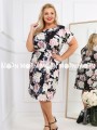 Sukienki damskie polskie, size 2xl-4xl, paczka 6szt,1kolor