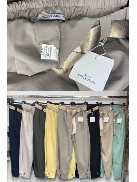 Spodnie damskie Włoski, size uni, paczka 6szt, mix kolor