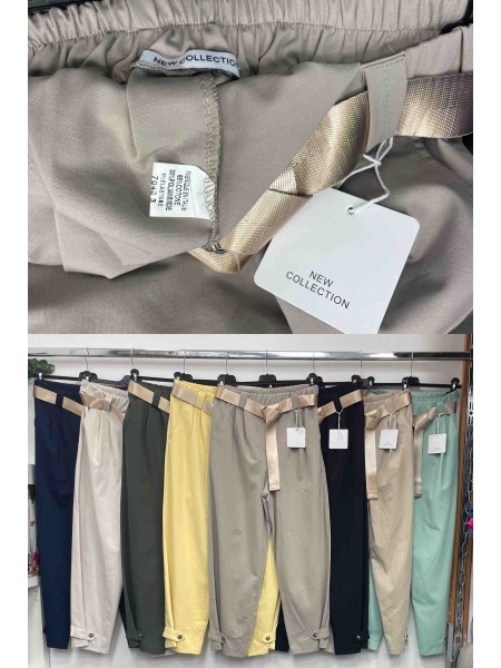 Spodnie damskie Włoski, size uni, paczka 6szt, mix kolor