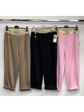 Spodnie damskie Włoski, size uni, paczka 6szt, mix kolor