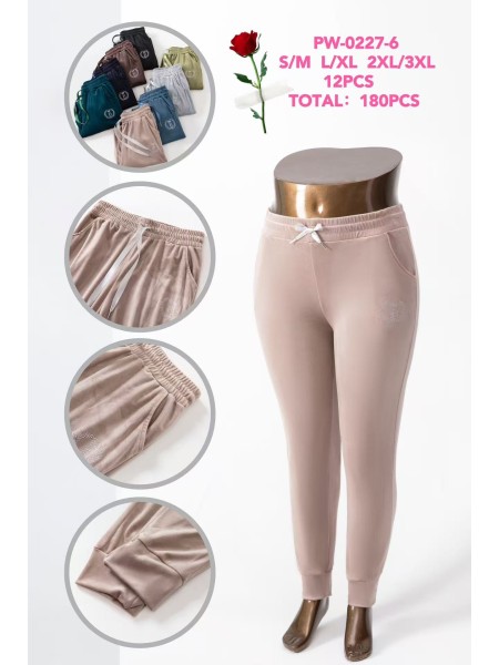 Spodnie damskie ,size S-3xl,paczka 12szt ,mix kolor