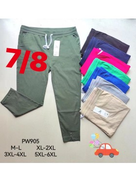 Spodnie damskie ,size M-6xl,paczka 12szt ,mix kolor