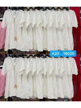 Sukienki damskie wloskie, size uni, paczka 6szt,1 kolor