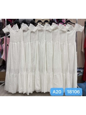 Sukienki damskie wloskie, size uni, paczka 6szt,1 kolor
