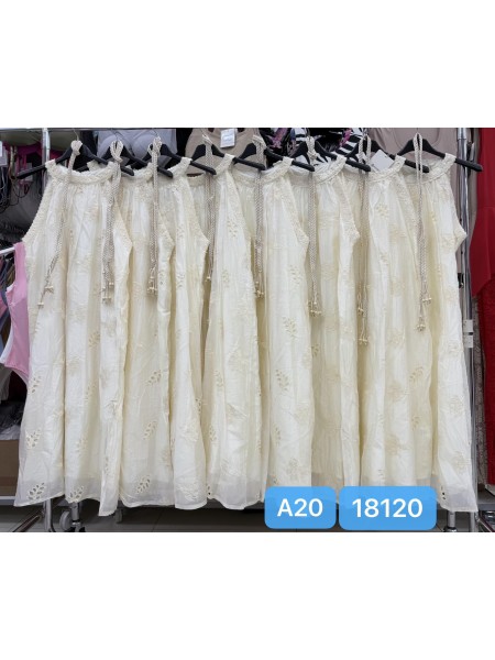 Sukienki damskie wloskie, size uni, paczka 6szt,1 kolor