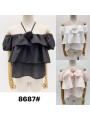 Bluzki damskie wloskie, size uni, paczka 6szt,mix kolor