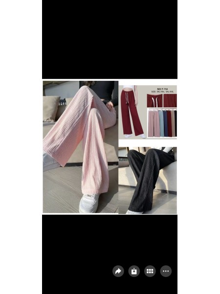 Spodnie damskie ,size 3-6xl,paczka 12szt ,mix kolor